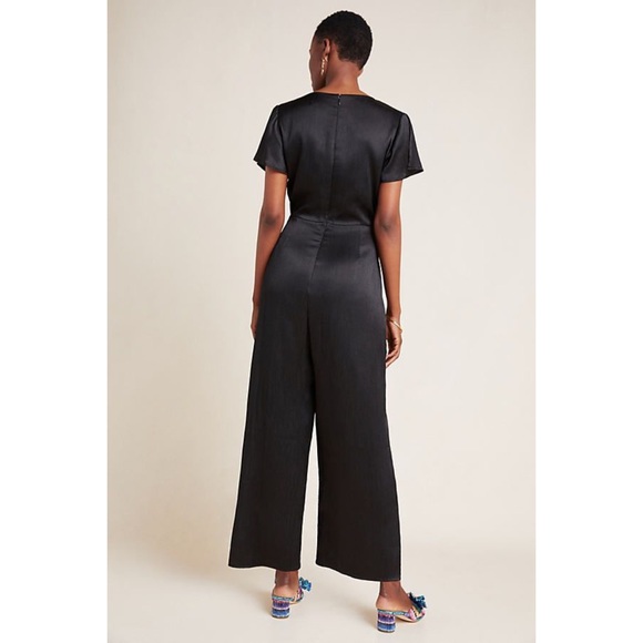 Anthropologie Maquelle Satin Jumpsuit - Picture 6 of 7